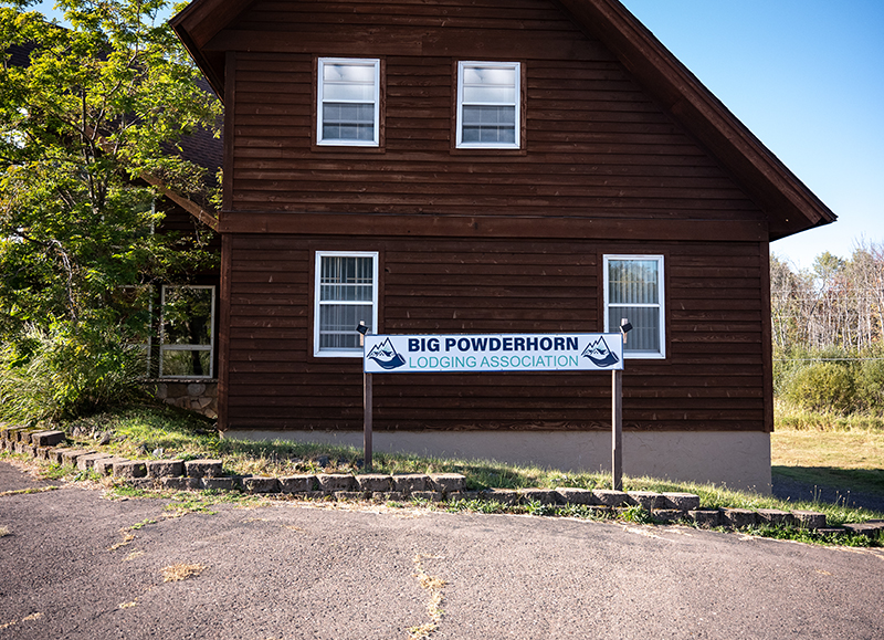 Big Powderhorn Lodging Property Sign 2025